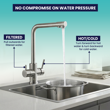 Filtr8™ Three-Way Filter Tap | Cold, Hot and Filtered Water